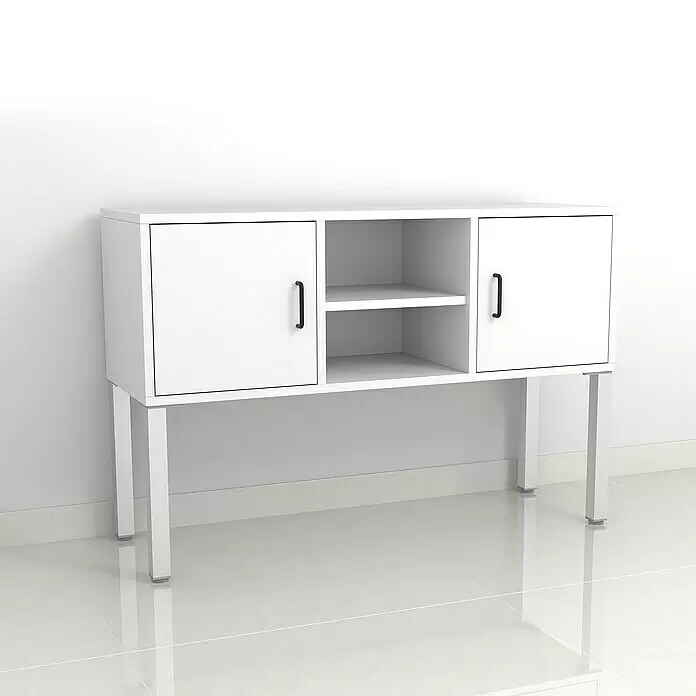 Rei Möbelfuß - L x B x H: 4 x 8 x 40 cm, Aluminium, Silber - Stimmungsaufnahme