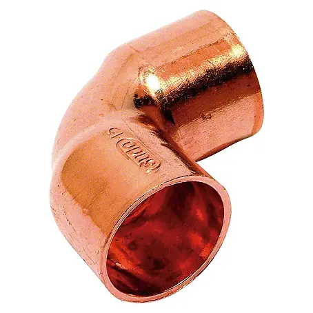 Codo de cobre H-H