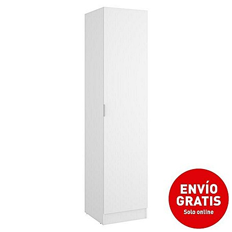 Dekit Armario para ropa Essen (L x An x Al: 52 x 41 x 184 cm, Blanco, Espesor: 16 mm)