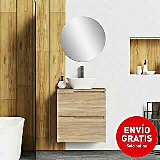 Artysan Conjunto de mueble de baño Zeus Top (Ancho: 60 cm, 4 pzs., Natural, Mate)