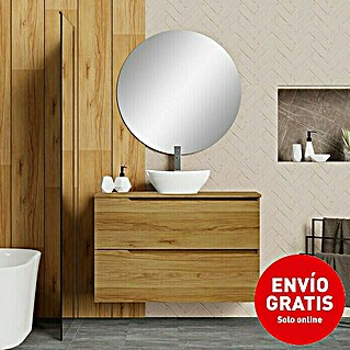 Artysan Conjunto de mueble de baño Zeus Top (Ancho: 100 cm, 4 pzs., Teka, Mate)