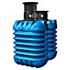 4rain Regenwassertank Modularis (5.000 l (2 x 2.500 l), Schachtverlängerung mit Tankabdeckung)