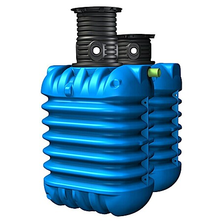 4rain Zisterne Modularis (Gesamt Fassungsvermögen: 2 500 l, Blau)