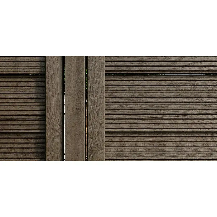 swingcolor Premium Holzlasur - Ebenholz, 750 ml, Seidenglänzend - Nahaufnahme einer braunen Holzpaneelwand, die ein rustikales und natürliches Aussehen verleiht, ideal für moderne und traditionelle Designs.