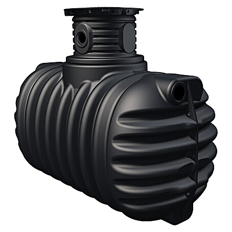 4rain Zisterne Compact (Gesamt Fassungsvermögen: 1 600 l, Schwarz)