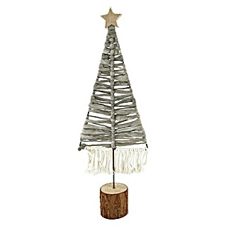 Holz-Weihnachtsbaum  (Grau)