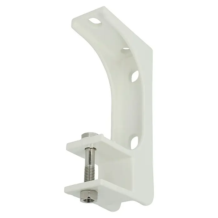 Wand- & Deckenhalter E3200-55 - 105 x 50 x 217 mm, Weiß, Passend für: Sunfun Hülsenmarkisen ab 4,5 m Breite - Weiße Halterung mit Schraube, ideal für sichere Befestigungen. Die robuste Konstruktion sorgt für zuverlässigen Halt und Stabilität im Einsatz.