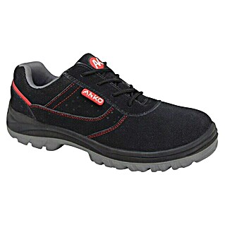 Zapatos de seguridad Anko (Negro/Rojo, Talla de pie: 41, Categoría de protección: S1P)