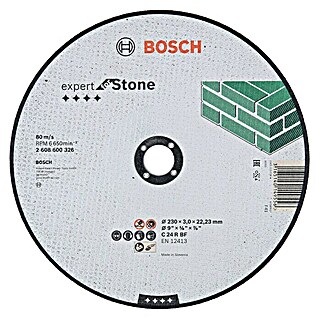 Bosch Professional Trennscheibe Standard for Stone (Durchmesser Scheibe: 230 mm, Stärke Scheibe: 3 mm, Gerade)