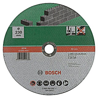 Bosch Trennscheibe (Geeignet für: Stein, Durchmesser Scheibe: 230 mm, Stärke Scheibe: 3 mm)