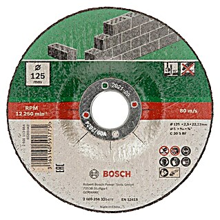 Bosch Rezni disk C 30 S BF (Promjer rezne ploče: 125 mm, Provrt: 22,23 mm, Prikladno za: Kamen, 5 Kom.)