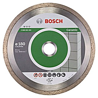 Bosch Professional Diamant-Trennscheibe Standard for Ceramic (Durchmesser Scheibe: 180 mm, Höhe Segment: 7 mm)