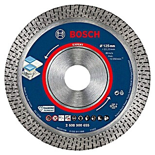 Bosch Professional Expert Trennscheibe Hardceramic (Durchmesser Scheibe: 125 mm, Höhe Segment: 10 mm)