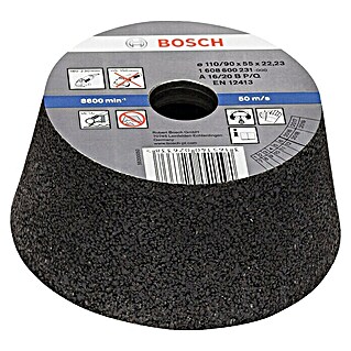 Bosch Schleiftopf (Geeignet für: Metall, Durchmesser: 110 mm, Körnung: 16)
