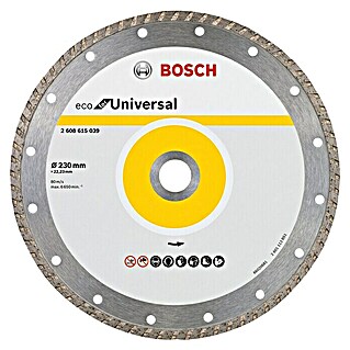 Bosch Diamant-Trennscheibe Eco for Universal Turbo (Durchmesser Scheibe: 230 mm, Höhe Segment: 7 mm)