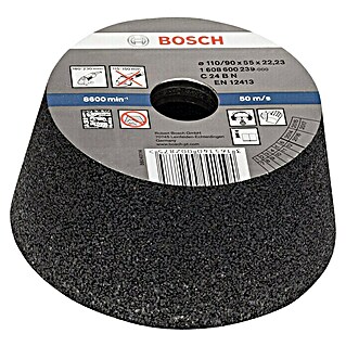 Bosch Schleiftopf (Geeignet für: Stein, Durchmesser: 110 mm, Körnung: 24)