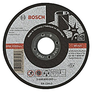 Bosch Professional Trennscheibe (Durchmesser Scheibe: 115 mm, Stärke Scheibe: 2 mm)