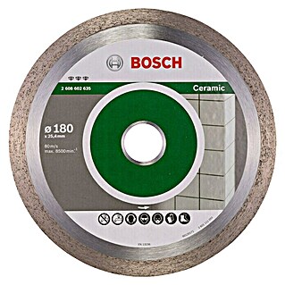 Bosch Diamant-Trennscheibe Best for Ceramic (Geeignet für: Fliesen, Durchmesser: 180 mm, Bohrung: 25,4 mm)