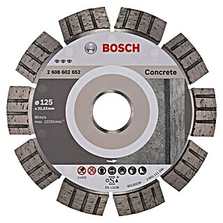 Bosch Professional Diamant-Trennscheibe (Durchmesser Scheibe: 125 mm, Höhe Segment: 12 mm)