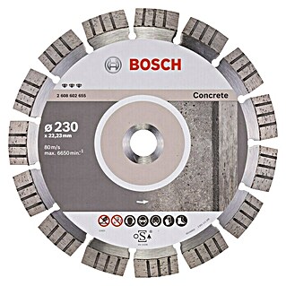 Bosch Professional Diamant-Trennscheibe (Durchmesser Scheibe: 230 mm, Höhe Segment: 15 mm)