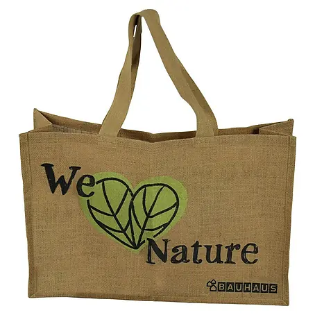 Jutetasche We love Nature