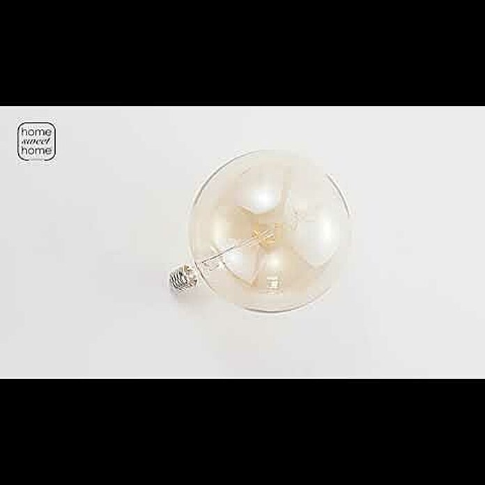 Home Sweet Home LED-Lampe Vintage Globe-Form E27 (E27, Dimmbar, Warmweiß, 220 lm, 6 W, Farbe: Gold) | BAUHAUS