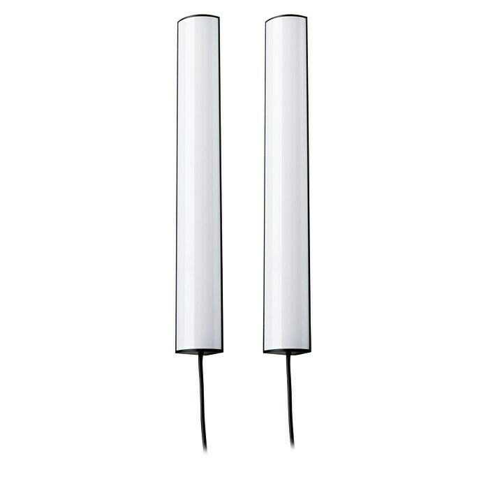 Paulmann LED-Lichtleiste (2 Stk., Länge: 30,5 cm, Schwarz)