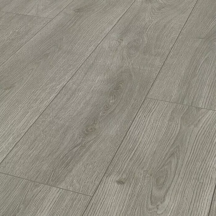 LOGOCLIC Aquaprotect Smart Silent Laminat Calais Oak1.288 x 195 x 7 mm, Landhausdiele, Calais Oak - Detailaufnahme