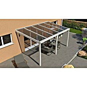 Terrassenüberdachung Special Edition (L x T: 500 x 300 cm, Polycarbonat, Verkehrsweiß, Klar)