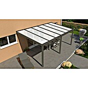 Terrassenüberdachung Special Edition (L x T: 600 x 350 cm, Polycarbonat, Anthrazitgrau, Opal)