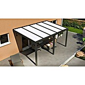 Terrassenüberdachung Special Edition (L x T: 500 x 350 cm, Polycarbonat, Anthrazitgrau, Opal)