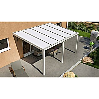 Gardendreams Terrassenüberdachung Special Edition (B x T: 600 x 300 cm, Verkehrsweiß, Polycarbonat, Opal)