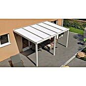 Terrassenüberdachung Special Edition (L x T: 500 x 300 cm, Polycarbonat, Verkehrsweiß, Opal)