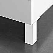 Pata para muebles (L x An x Al: 15 x 4 x 4 cm, Blanco)