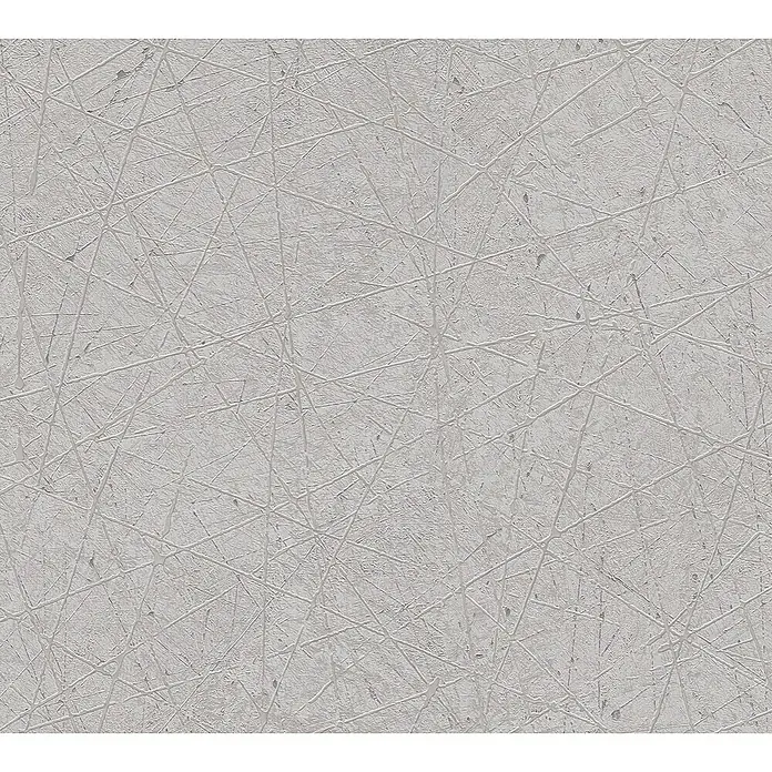 A.S. Création Metropolitan Stories Travel Styles Vliestapete Allover IISilber/Grau, Grafisch, 10,05 x 0,53 m - Graue Texturtapete mit linearem Muster. Die Tapete verleiht jedem Raum eine moderne und stilvolle Note durch die reliefartige Oberfläche.