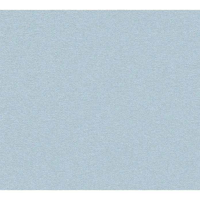 A.S. Création Metropolitan Stories Travel Styles VliestapeteMelange-Blau, Uni, 10,05 x 0,53 m - Fein strukturierter, hellblauer Hintergrund. Die dezente Textur verleiht Tiefe und eignet sich ideal als ruhiger, eleganter Hintergrund.