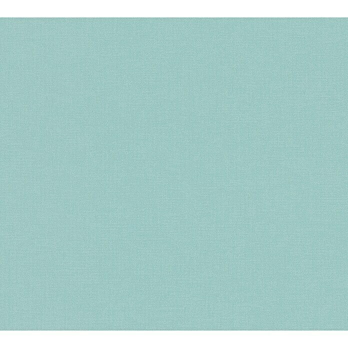 A.S. Création Metropolitan Stories Travel Styles Vliestapete (Minzblau, Uni, 10,05 x 0,53 m)