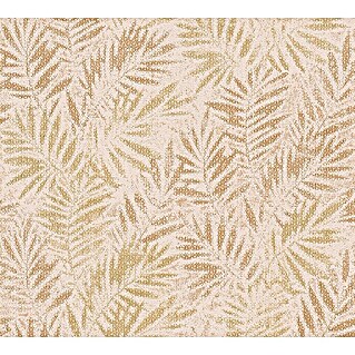 AS Creation Metropolitan Stories Travel Styles Vliestapete Blätter-Allover I (Rosè/Gold, Floral, 10,05 x 0,53 m)