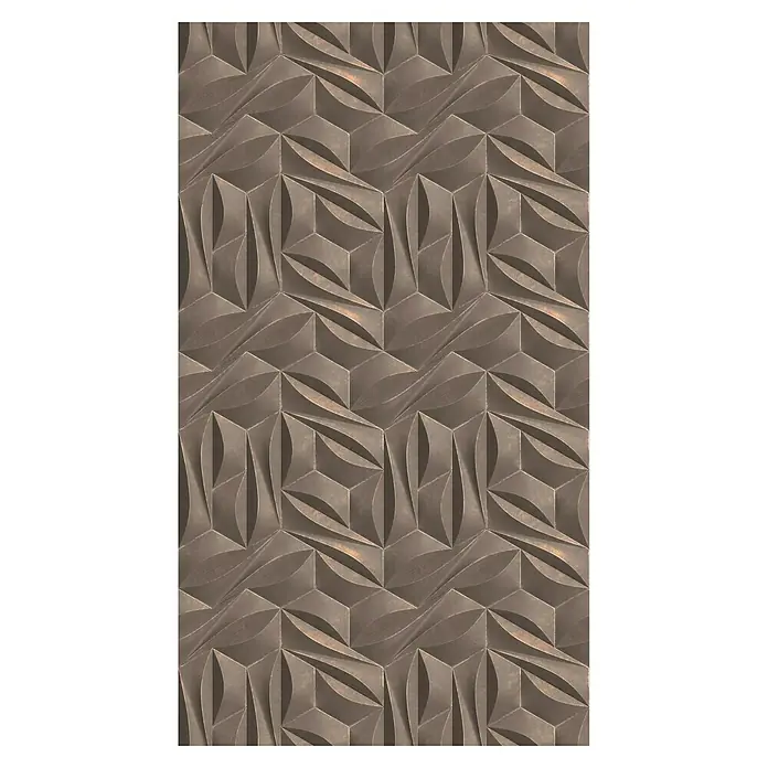 A.S. Création Metropolitan Stories Travel Styles Fototapete 3D-Grafik - B x H: 1,59 x 2,8 m, Vlies, Beige/Braun - Texturierte Wandfliese mit geometrischen Mustern in Braun. Die Fliese verleiht jedem Raum eine moderne und elegante Note durch ihr einzigartiges Design.