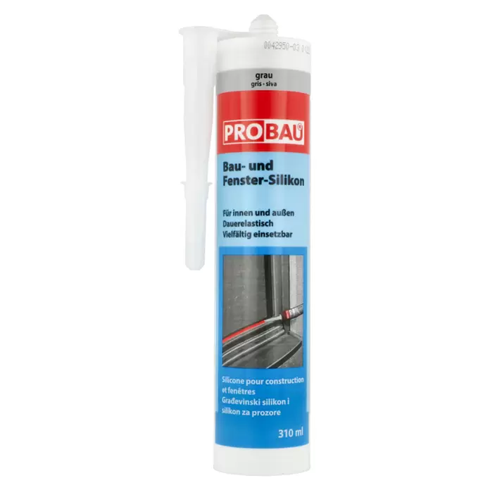 Probau Fenster-Silikon - Grau, 310 ml