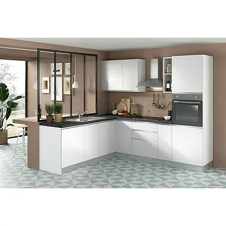 Marinelli Cucine  Vormontierte Winkelküche Gemma