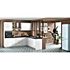 Marinelli Cucine Vormontierte Winkelküche Idra (B x T: 250 x 225 cm, Weiß, Mit Elektrogeräten, Spüle rechts) | BAUHAUS