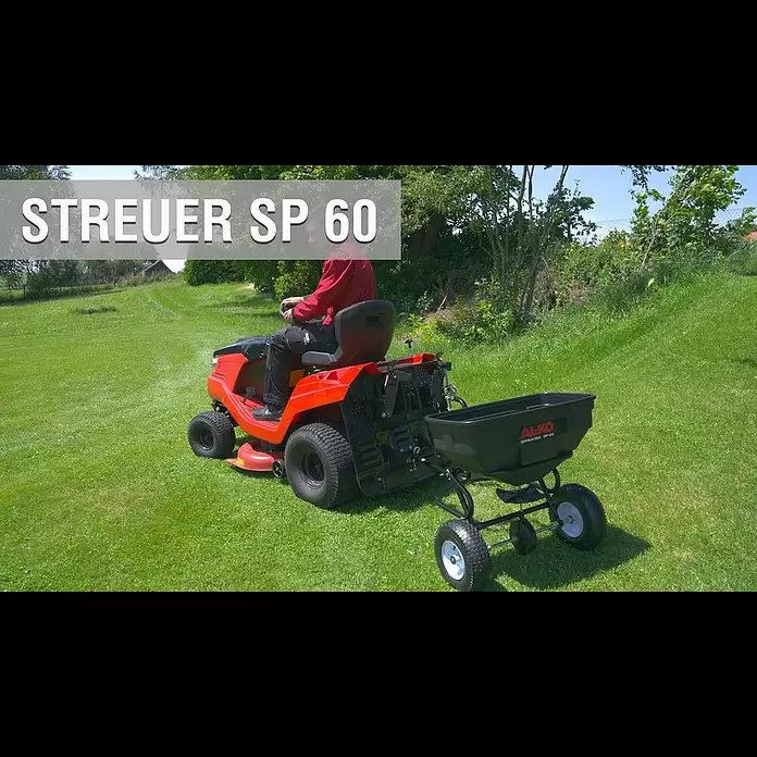 AL-KO Streuwagenanhänger für Rasenmäher SP 60 - 56 l - Streuer SP 60 | Rasentraktor Zubehr | AL-KO Gardentech
