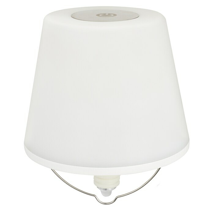 REV LED-Flaschenleuchte mit Akku Lamprusco (2 W, Warmweiß, Ø x H: 11,5 x  13,8 cm, Weiß) | BAUHAUS | Deckenlampen