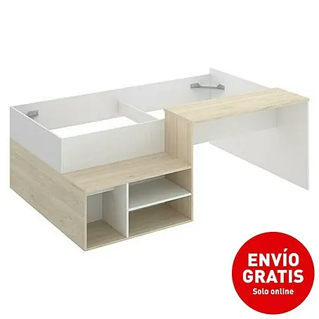 Dekit  Cama con escritorio Kric