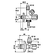 Schell Ventil-Set (2 -tlg., ½″, Rückflussverhinderer) | BAUHAUS