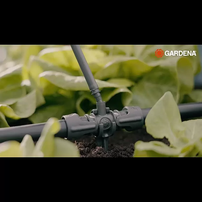 Gardena Micro-Drip Pieza T Derivador - ½″, 4 ud. - Derivador a microdifusores 13 mm GARDENA 13206