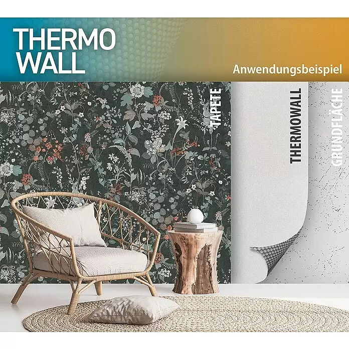 A.S. Création Dämmtapete ThermowallL x B x S: 10,05 m x 0,53 m x 1 mm, Weiß
