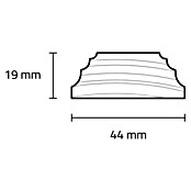 Profilleiste (270 x 1,9 x 4,4 cm, Fichte) | BAUHAUS