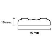 Profilleiste (244 x 1,6 x 7,5 cm, MDF) | BAUHAUS